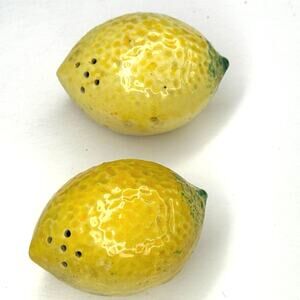 Vintage Lemon Salt & Pepper Shakers, Japan, Kitchen Decor